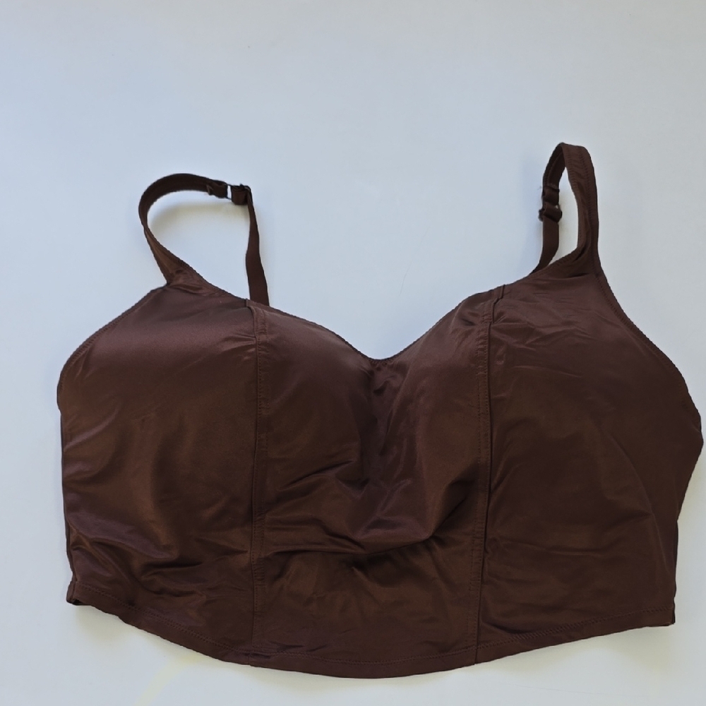 PINK Bralettes & Bra Tops Satin Lightly Lined Corset Top - Picture 2 of 9